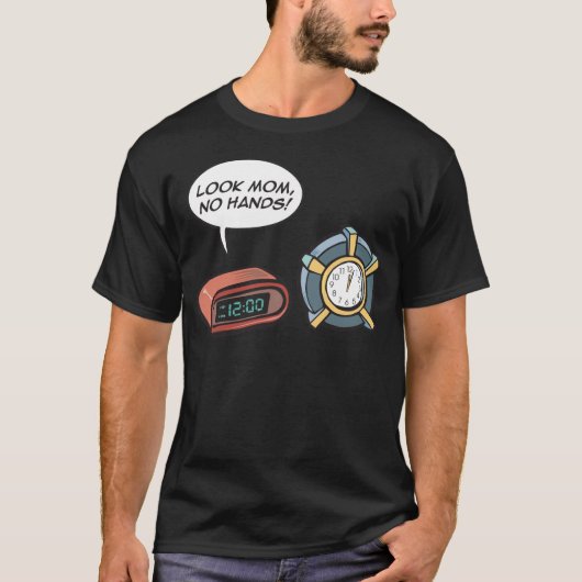 Schau Mama, keine Hände! T-Shirt (Vorderseite)