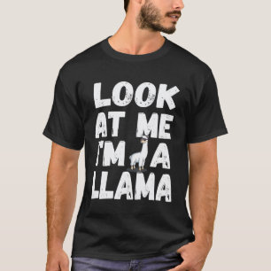 Schau mich an, ich bin ein Llama-Halloween-Kostüm T-Shirt