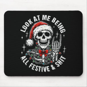 Schau mich an, wie ich ganz festlich und lustig bi mousepad