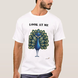 Schau Mich Lustig Pfau T-Shirt