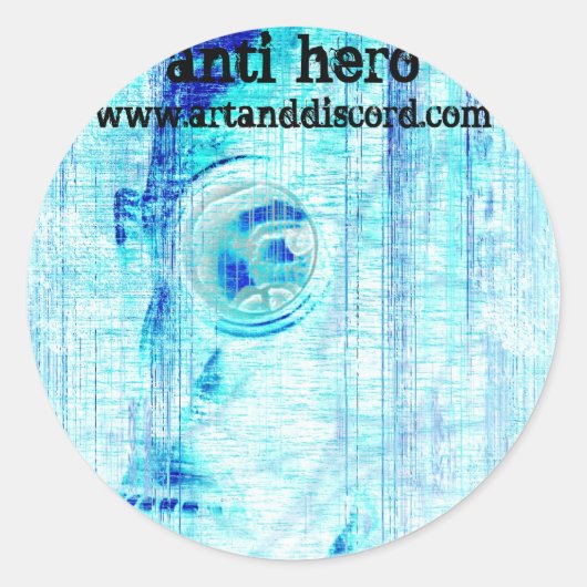 Schau mir auf dem Augensticker nach Runder Aufkleber (Vorderseite)