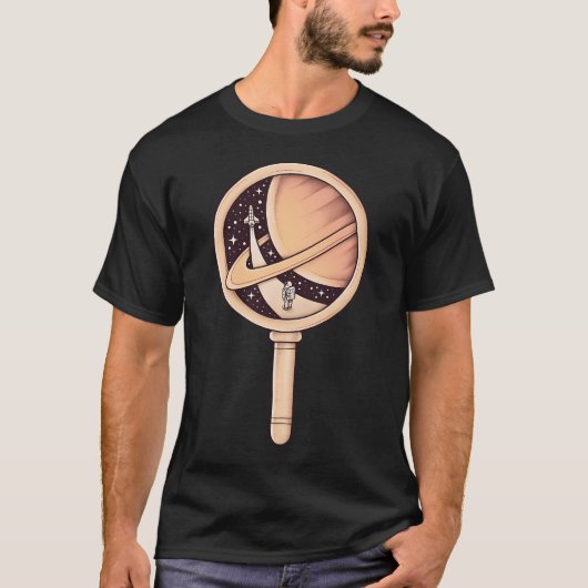 Schau Näher T-Shirt (Vorderseite)