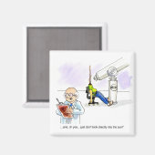 Schau nicht in die Sonne! Magnet (Vorderseite/Rückseite)