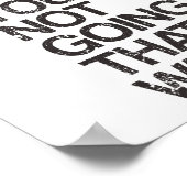 Schau nicht zurück, du gehst nicht so. poster (Ecke)