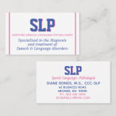 Schau! SLP-benutzerdefinierte Visitenkarten Visitenkarte (Vorne/Hinten)