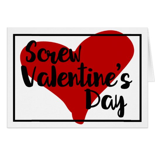 Schau Valentinstag Ich Liebe dir jeden Single Tag! (Vorderseite (Horizontal))