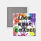 Schau, was ich gemacht habe! magnet (Vorderseite/Rückseite)