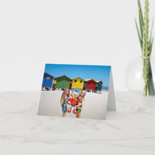 Schau, wen wir am Strand abgeholt haben. Karte