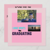 Schau, wer Geschlossen ist! Einladung (Vorne/Hinten)