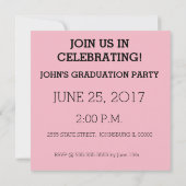 Schau, wer Geschlossen ist! Einladung (Rückseite)