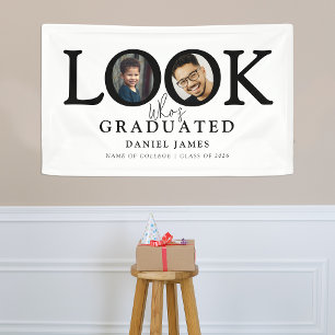 Schau, wer graduiert hat Foto-Abschlussfeier Banner