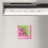 Schau, wer ist 100 | 100. Geburtstag - Rosa Magnet (In Situ (Geschirrspüler))