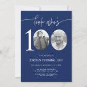 Schau, wer ist 100 | Einladung der Marine zum 100. (Vorderseite)