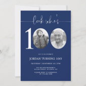 Schau, wer ist 100 | Einladung der Marine zum 100. (Vorderseite)