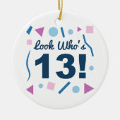 Schau, wer ist 13 keramikornament (Vorne)