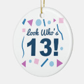 Schau, wer ist 13 keramikornament (Links)
