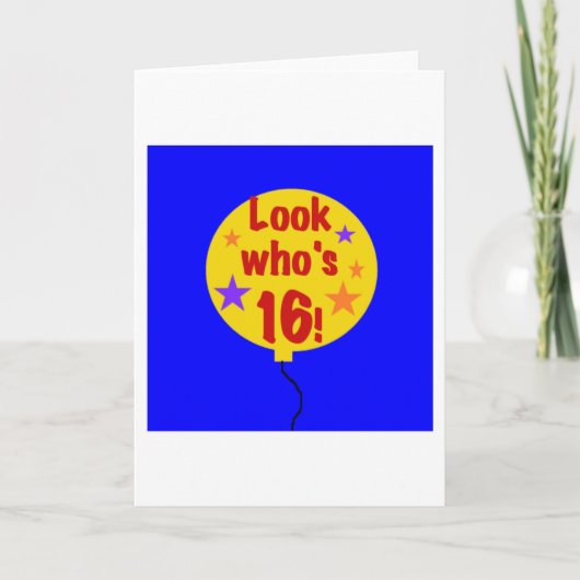 Schau, wer ist 16 karte (Vorderseite)