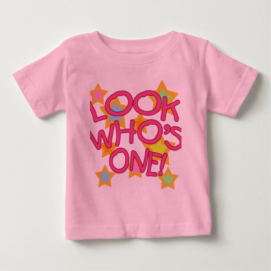 Schau, wer ist einer! baby t-shirt (Vorderseite)