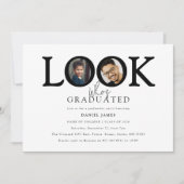 Schau, wer seinen Abschluss gemacht hat Foto Absch Einladung (Vorderseite)