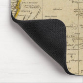 Schaubild der Westindischen Inseln 3 Mousepad (Ecke)