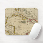 Schaubild der Westindischen Inseln 3 Mousepad (Mit Mouse)