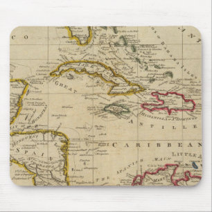 Schaubild der Westindischen Inseln 3 Mousepad