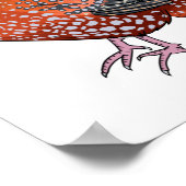 Schaubild des tragopanischen Cartoon von Cabot Poster (Ecke)