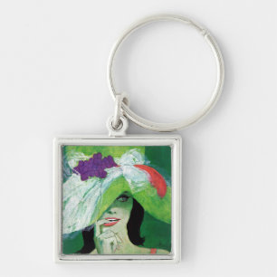 Schauen der anderen Weise Schlüsselanhänger