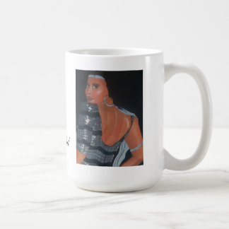 Schauen der guten afrikanischen amerikanischen kaffeetasse