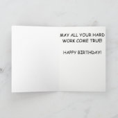 Schauen der guten Geburtstags-Karte Karte (Innenseite)