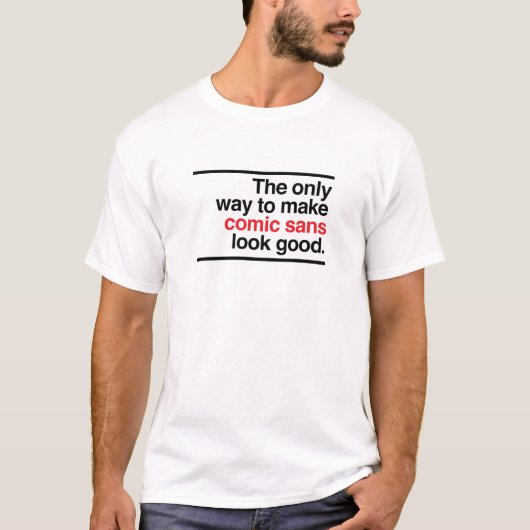 Schauen des guten Comic ohne! T-Shirt (Vorderseite)