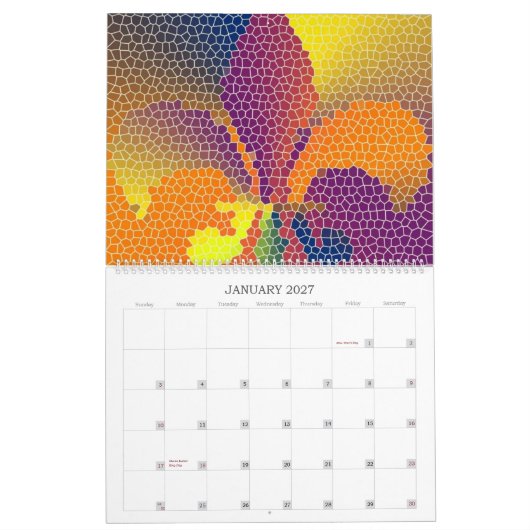 Schauen durch Buntglas 2009 Kalender (Jan 2027)