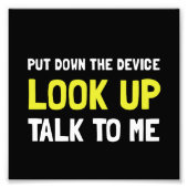 Schauen Fotodruck (Vorne)