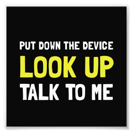 Schauen Fotodruck (Vorne)