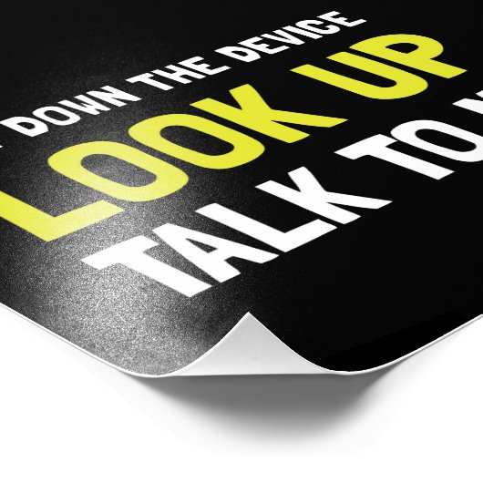 Schauen Fotodruck (Ecke)