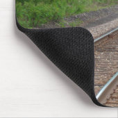 Schauen hinunter die Bahnen Mousepad (Ecke)