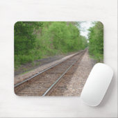 Schauen hinunter die Bahnen Mousepad (Mit Mouse)
