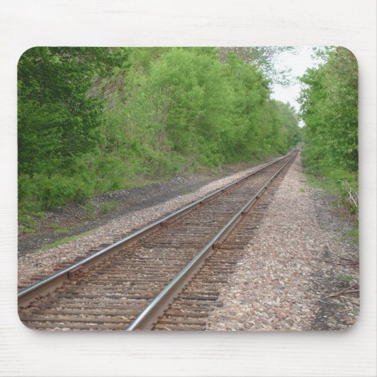 Schauen hinunter die Bahnen Mousepad (Vorne)