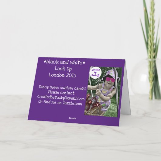 Schauen Karte (Rückseite)