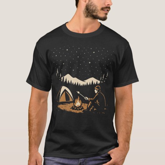Schauen Sie auf den Night Sky T - Shirt (Vorderseite)