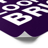 Schauen Sie auf die helle Seite. Poster (Ecke)