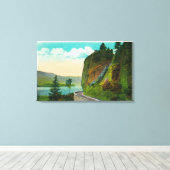 Schauen Sie bei Shepperd Dell auf dem Columbia Riv Leinwanddruck (Insitu (Holzboden))