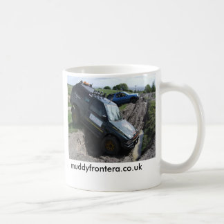 Schauen Sie, bevor Sie springen Kaffeetasse
