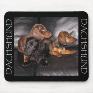 Schauen Sie die andere Weise Dackel-Mausunterlage Mousepad