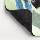 Schauen Sie, ein Marienkäfer! Mousepad (Ecke)