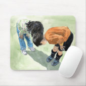 Schauen Sie, ein Marienkäfer! Mousepad (Mit Mouse)