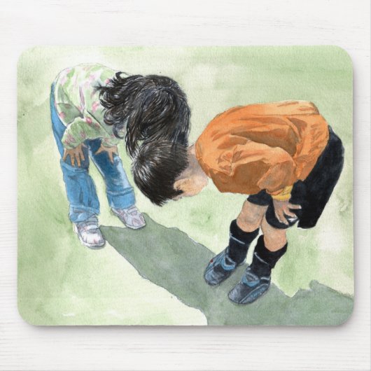 Schauen Sie, ein Marienkäfer! Mousepad (Vorne)