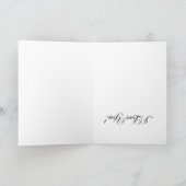 Schauen Sie!! eine linkshändige Karte!! Karte (Innenseite)