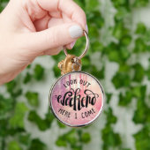 Schauen Sie heraus Wochenende, hier, das ich 2 Schlüsselanhänger (Hand)