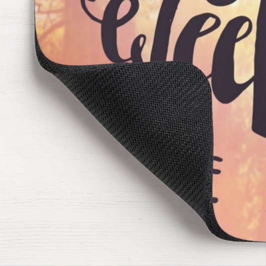 Schauen Sie heraus Wochenende, hier, das ich komme Mousepad (Ecke)